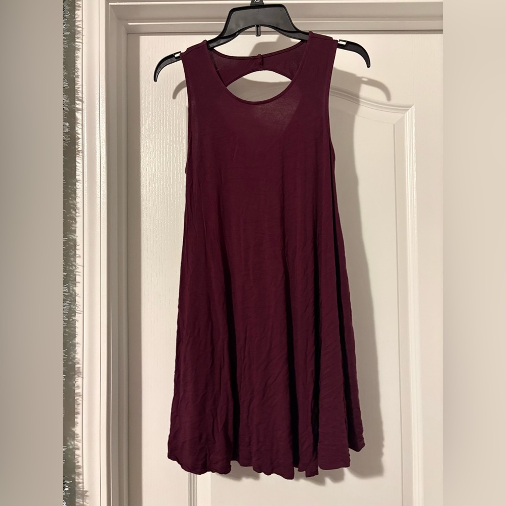 American Eagle Burgundy Mini Dress